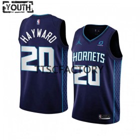 Dres Charlotte Hornets Gordon Hayward 20 Jordan 2022-23 Statement Edition Ljubičasta Swingman - Dječji